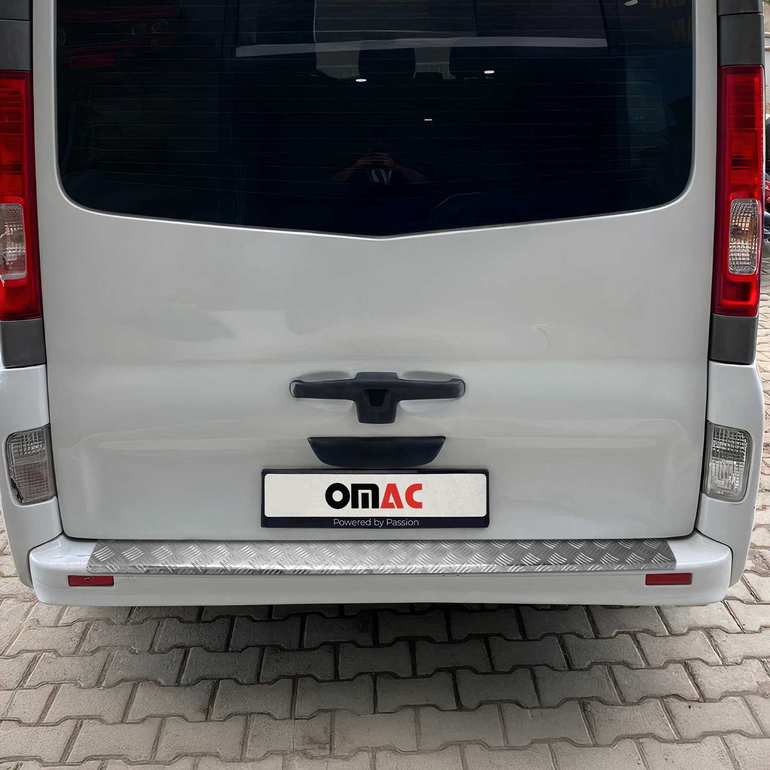 Ladekantenschutz Stoßstange für Nissan Primastar 2001-2014 Aluminium Silber