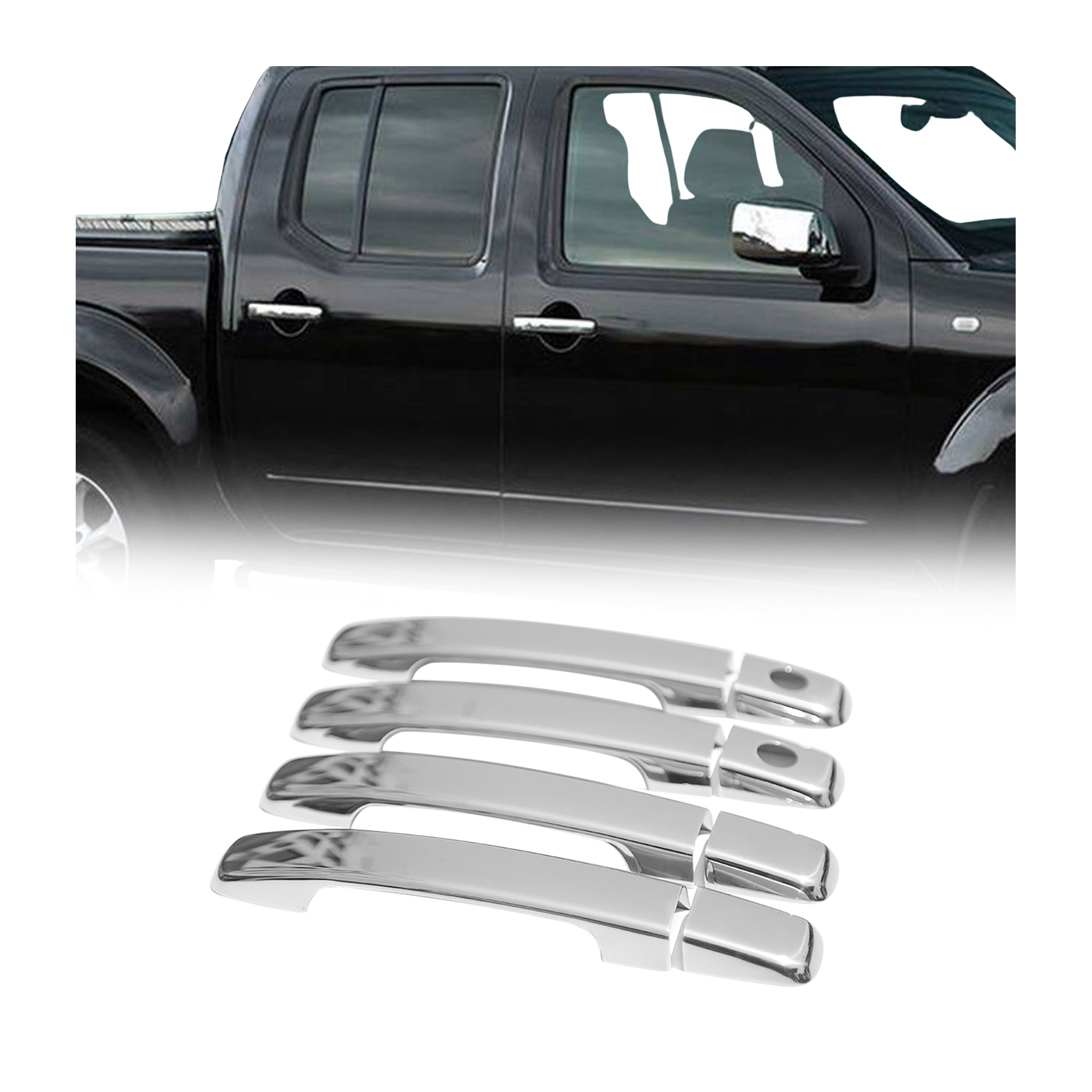 Chrom Türgriff Blende für Nissan Navara 2005-2015 Edelstahl 4tlg