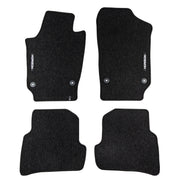 Velours Fußmatten für VW Polo V 2009-2017 Autoteppich Automatten Schwarz 4 tlg