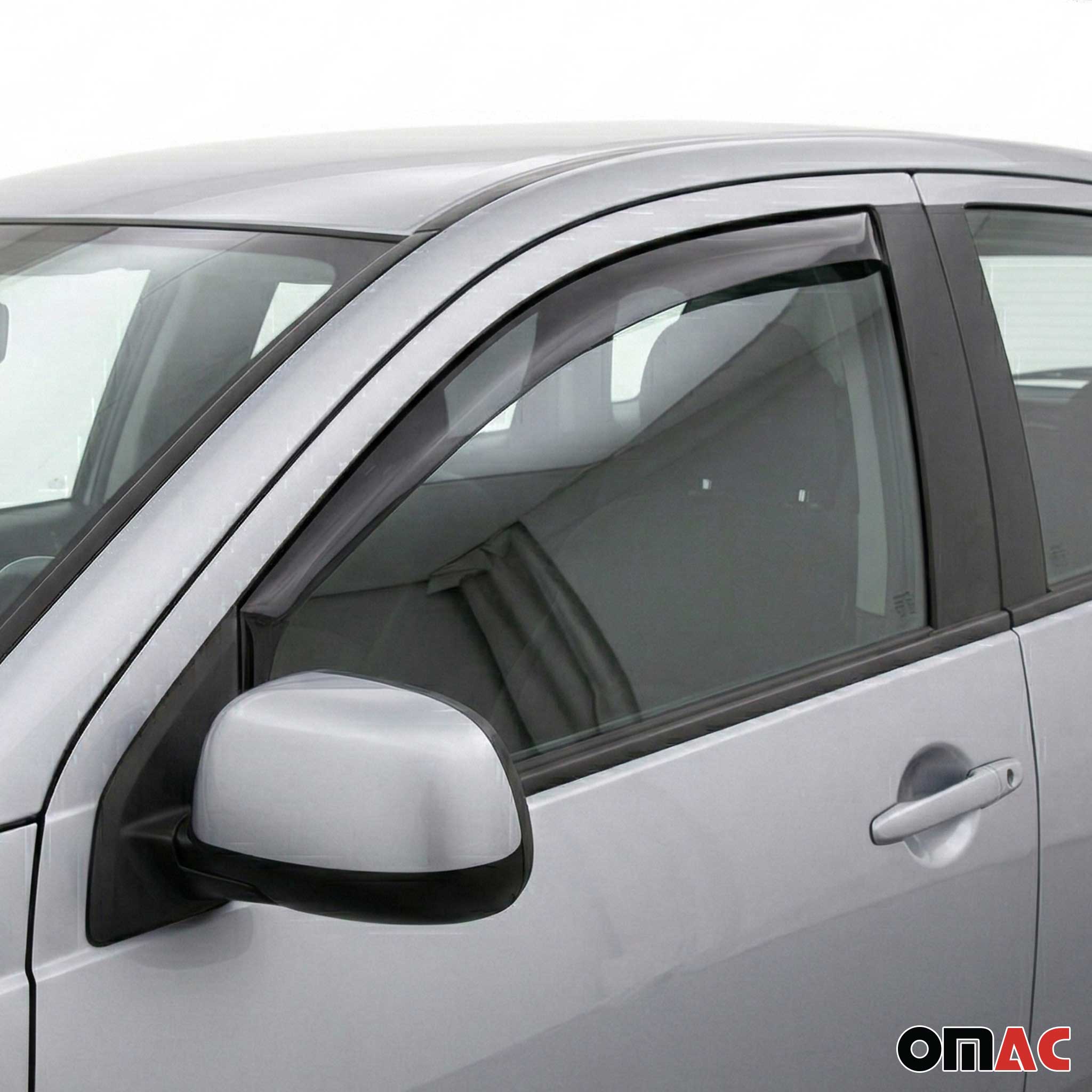 Windabweiser Regenabweiser für Honda Civic Schrägheck 5tür 2001-2005 Dunkel 2x