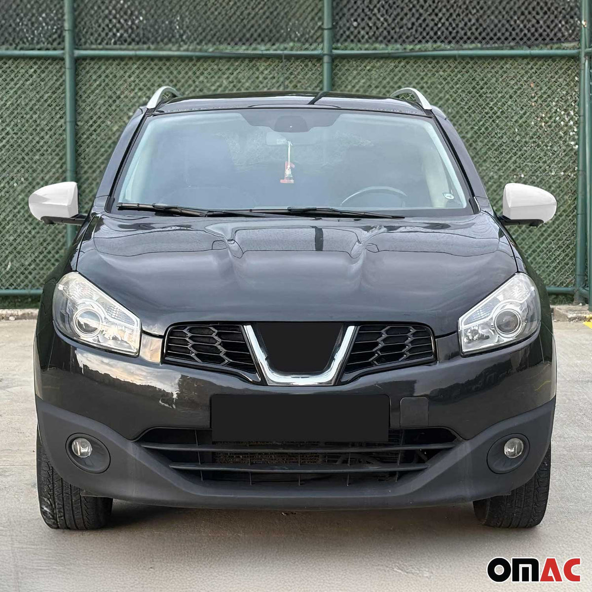 Spiegelkappen Spiegelabdeckung für Nissan Qashqai +2 2008-2014 Chrom ABS Silber