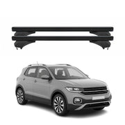 Menabo Dachträger Grundtäger für VW T-Cross 2024-2026 FL Aluminium Schwarz 2 tlg