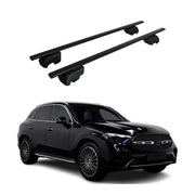 Dachträger Grundtäger für Mercedes GLC X254 2022-2026 75kg Metall Schwarz 2 tlg