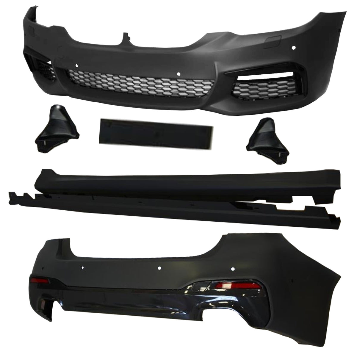 JOM Stoßstangen Kit & Seitenschweller für BMW 5er G30 2017-2020 Sport-Design PDC SRA