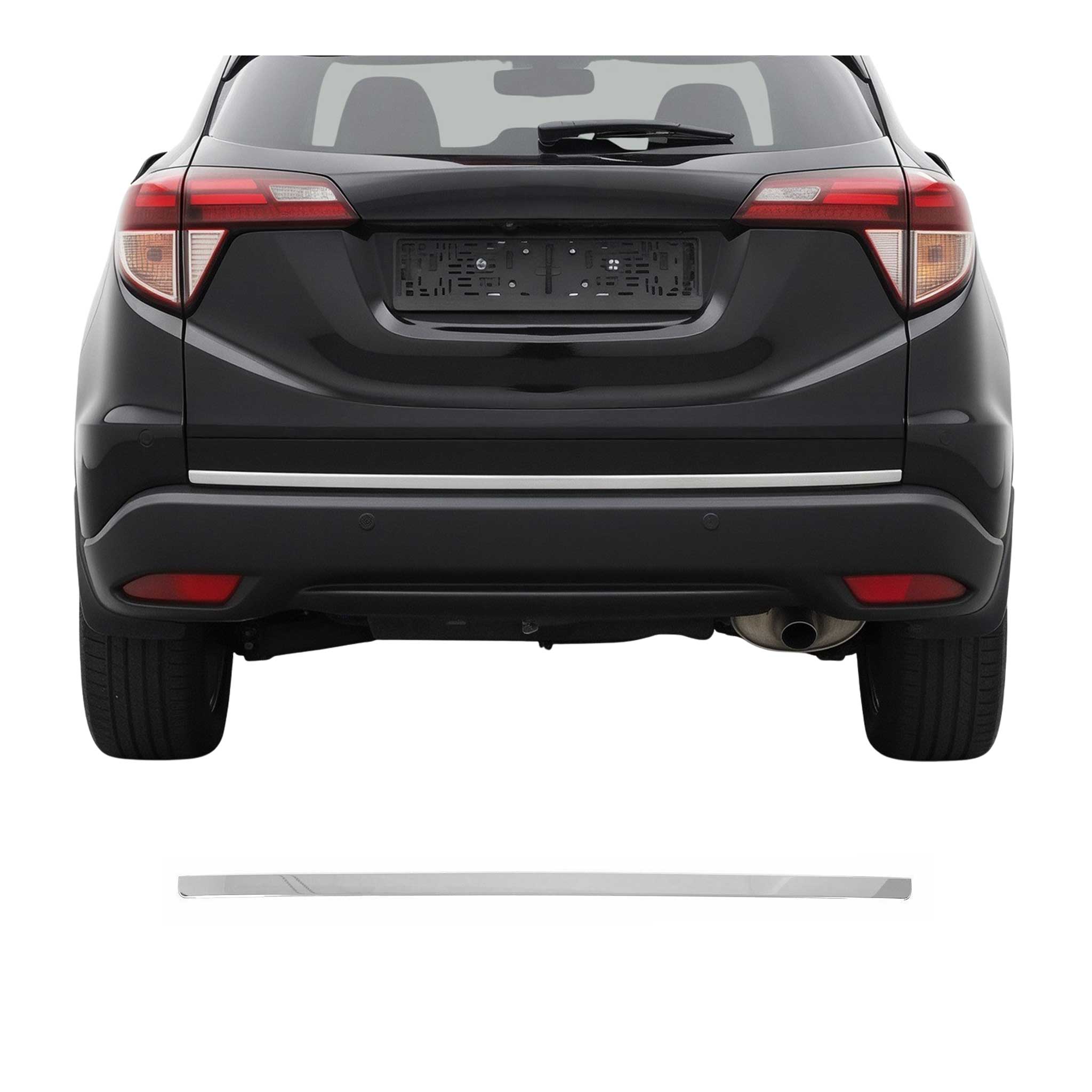 Kofferraumleiste Heckklappe Leiste für Honda HR-V 2015-2021 Edelstahl Chrom