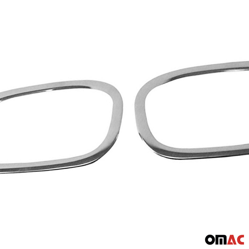 Reflektor Blenden Reflektorleiste für Jeep Renegade 2014-2019 Edelstahl Silber