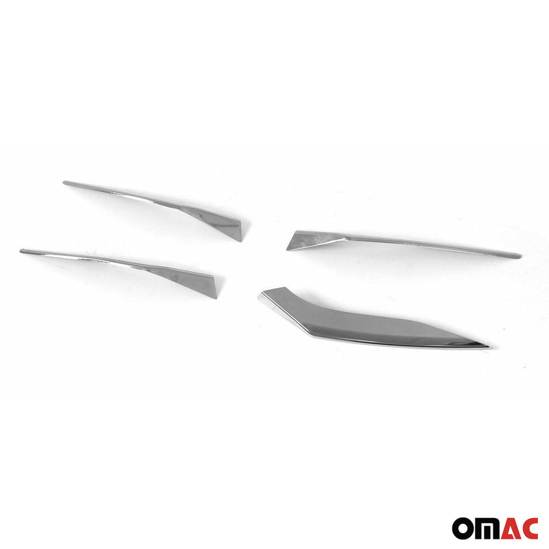 Nebelscheinwerfer Rahmen Umrandung für Renault Clio 2019-2025 Edelstahl 5x