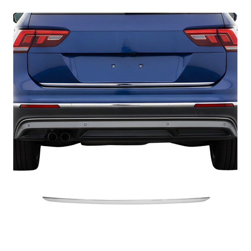 Kofferraumleiste Heckleiste für VW Tiguan / Allspace 2016-2024 Edelstahl Chrom