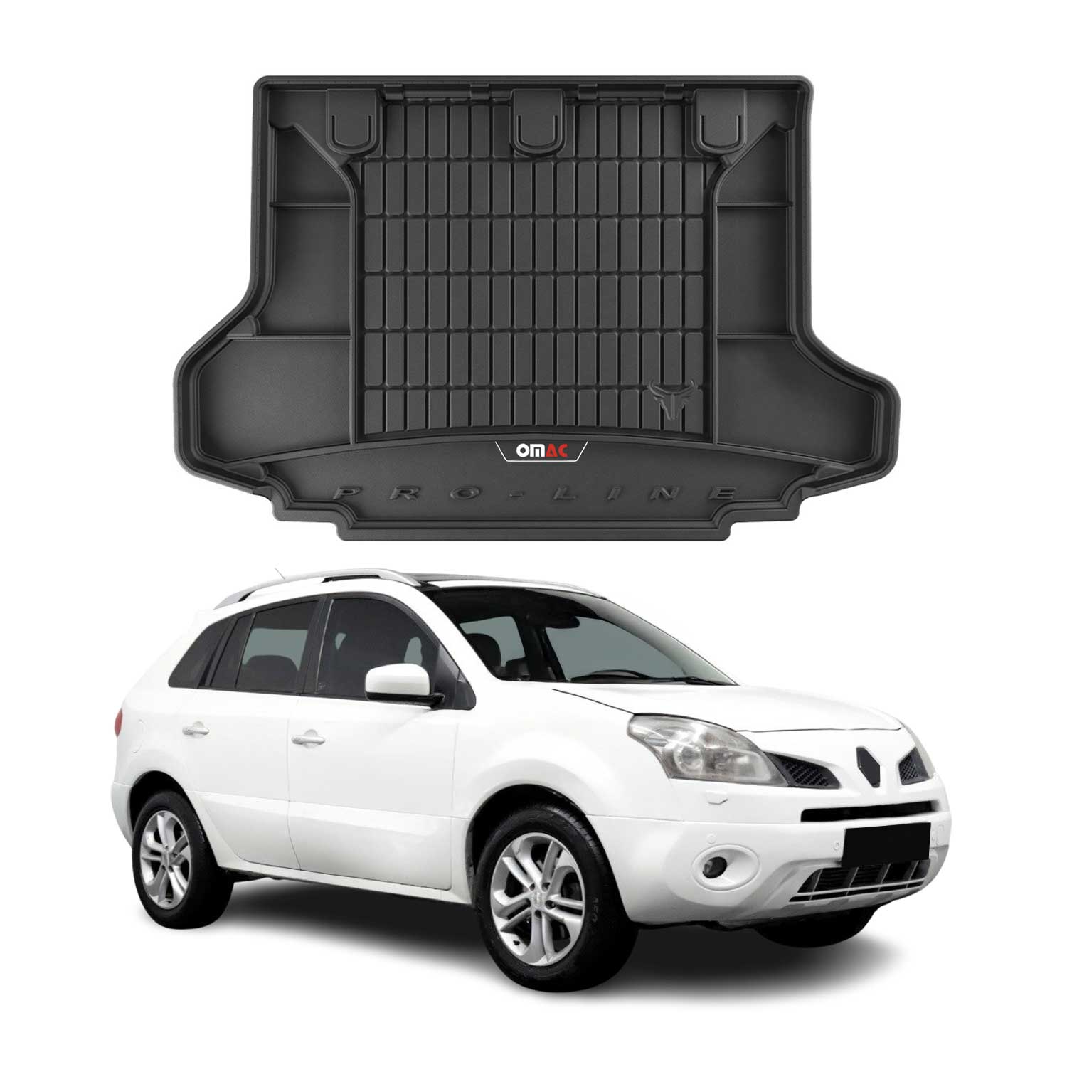 OMAC Gummi Kofferraumwanne für Renault Koleos 2007-2016 TPE Laderaumwanne