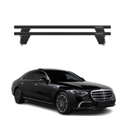 Menabo Dachträger Grundträger für Mercedes S Klasse W223 2021-26 Alu Schwarz 2x