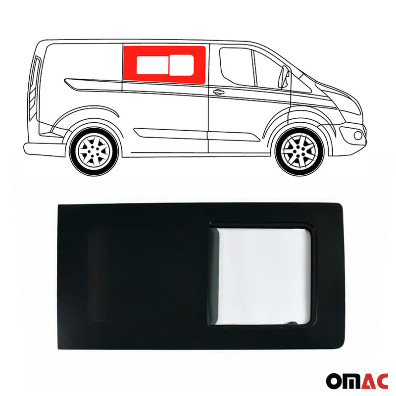 Seitenfenster Schiebefenster für Ford Transit Custom 2013-2024 L1 L2 Auto Rechts