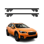 Dachträger Grundtäger für Subaru XV I 2012-2017 Aluminium 90kg TÜV Schwarz 2tlg