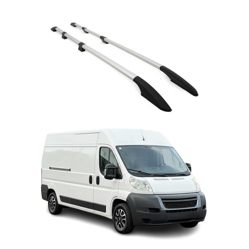 Dachträger Gepäckträger für Peugeot Boxer II 2006-2024 L3 H2 Alu Silber 2 tlg