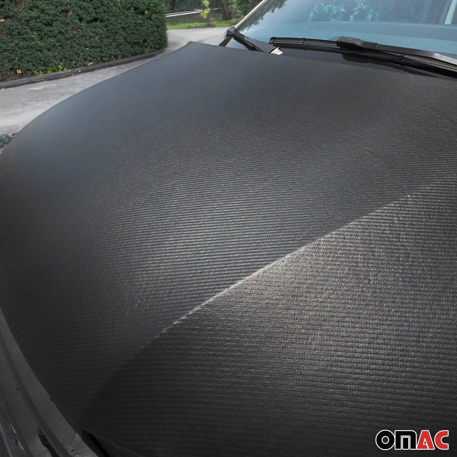 Haubenbra Bonnet Bra Steinschlagschutz für VW Crafter 2017-2026 Carbon Optik