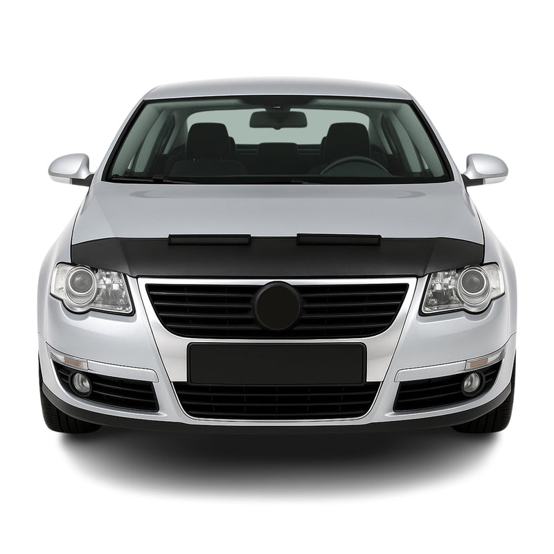 Haubenbra Steinschlagschutz Bonnet Bra für VW Passat B6 2005-2010 Schwarz Halb