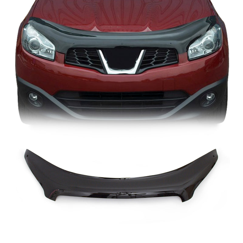 Motorhaube Deflektor Insekten für Nissan Qashqai +2 2008-2014 Steinschlagschutz