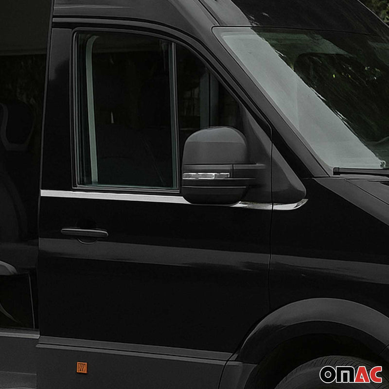 Fensterleisten Zierleisten für VW Crafter 2017-2025 L2 Radstand Edelstahl 8tlg