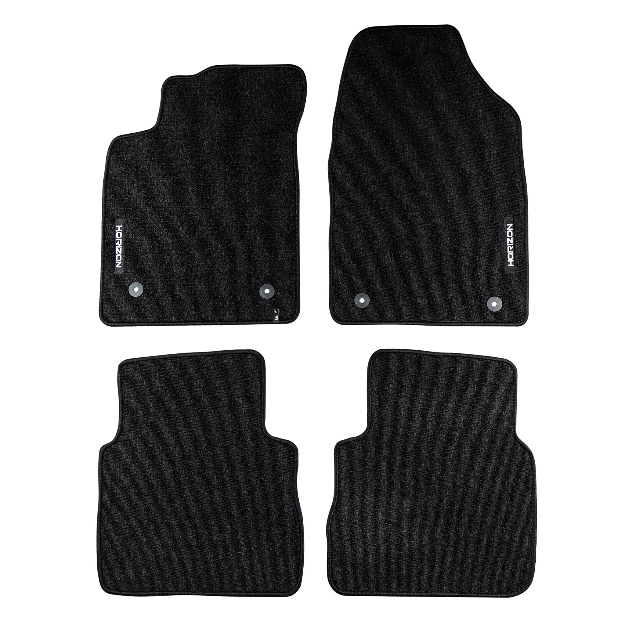 Velours Fußmatten für Opel Vectra C 2002-08 Autoteppich Automatten Schwarz 4tlg