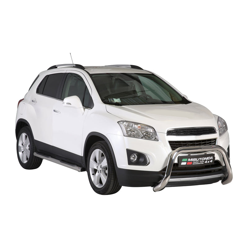 Frontbügel Frontschutzbügel für Chevrolet Trax 2013-2016 ø76mm Stahl Silber