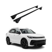 Dachträger Grundträger für VW Tiguan III 2024-2026 Stahl Schwarz 2tlg