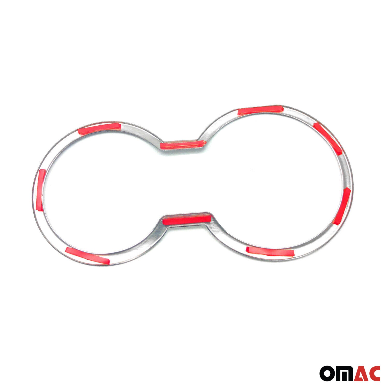 Getränkehalter Rahmen Cupholder für Kia Sportage 2010-2015 Edelstahl Chrom 1tlg