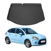 Kofferraumwanne Laderaumwanne für Citroen C3 2009-2024 Schrägheck Gummi TPE