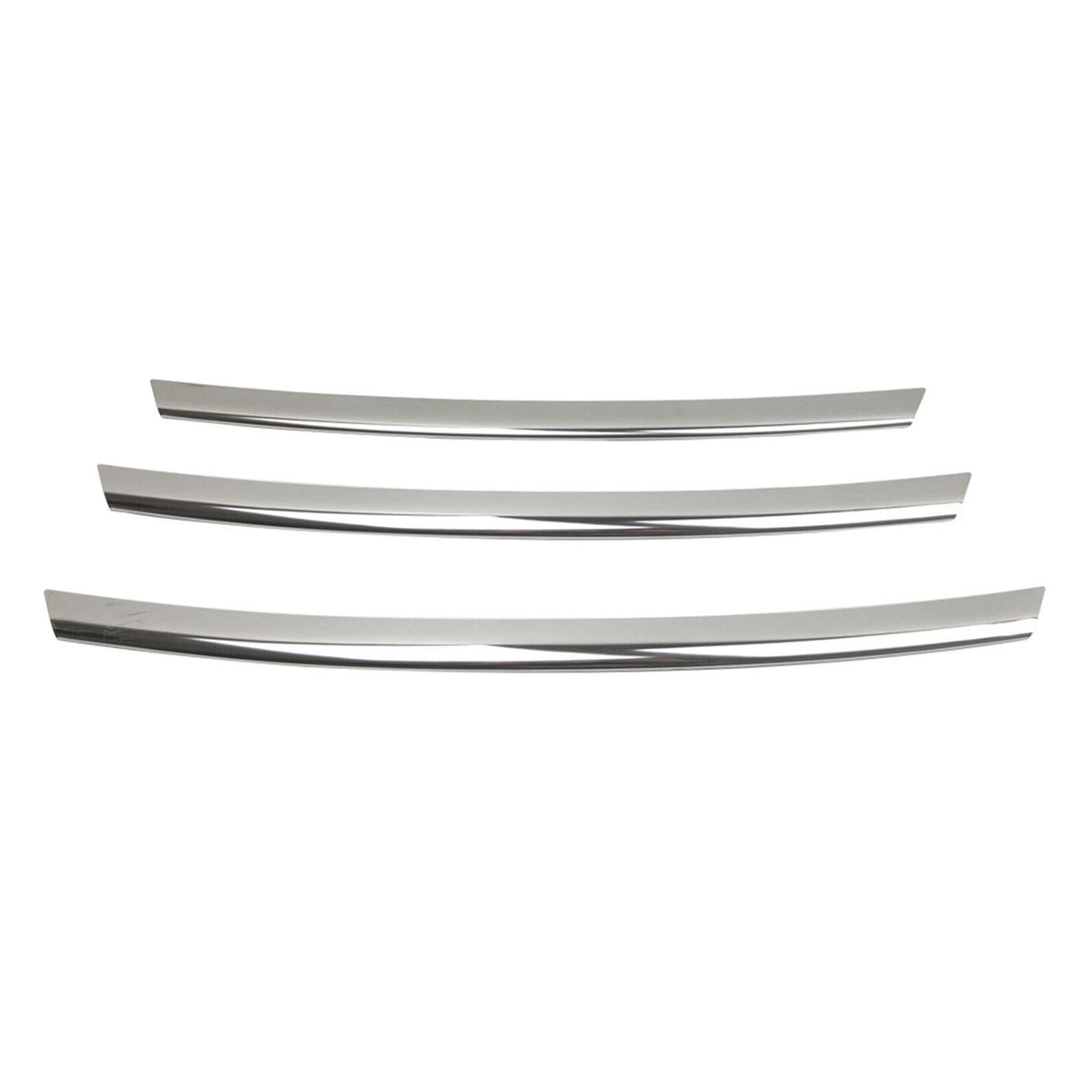 Kühlergrill Leisten Grillleisten für Hyundai Veloster 2011-2017 Chrom Silber 3x
