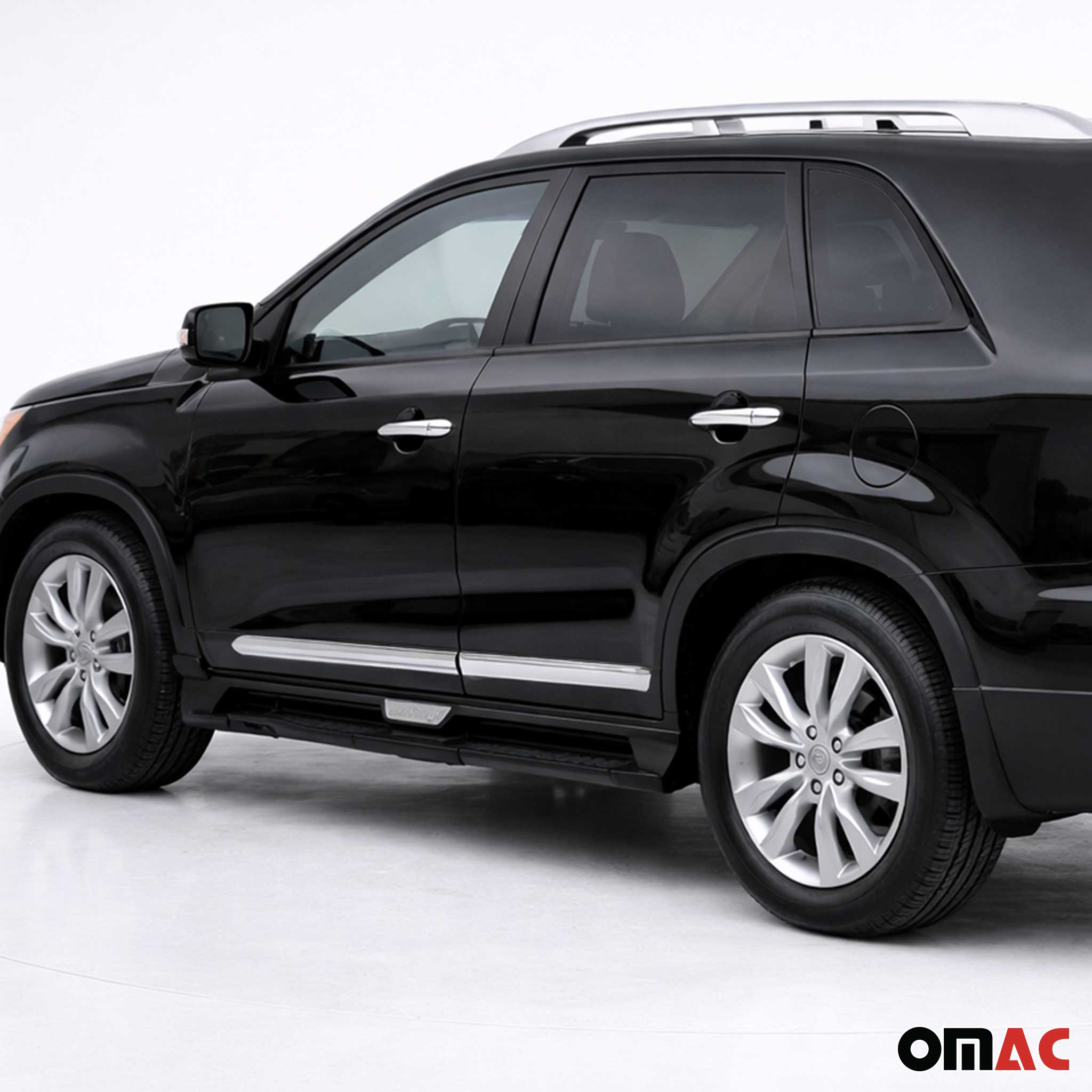 Seitentürleiste Türleisten Türschutzleiste für Kia Sorento 2010-2021 Chrom 4x