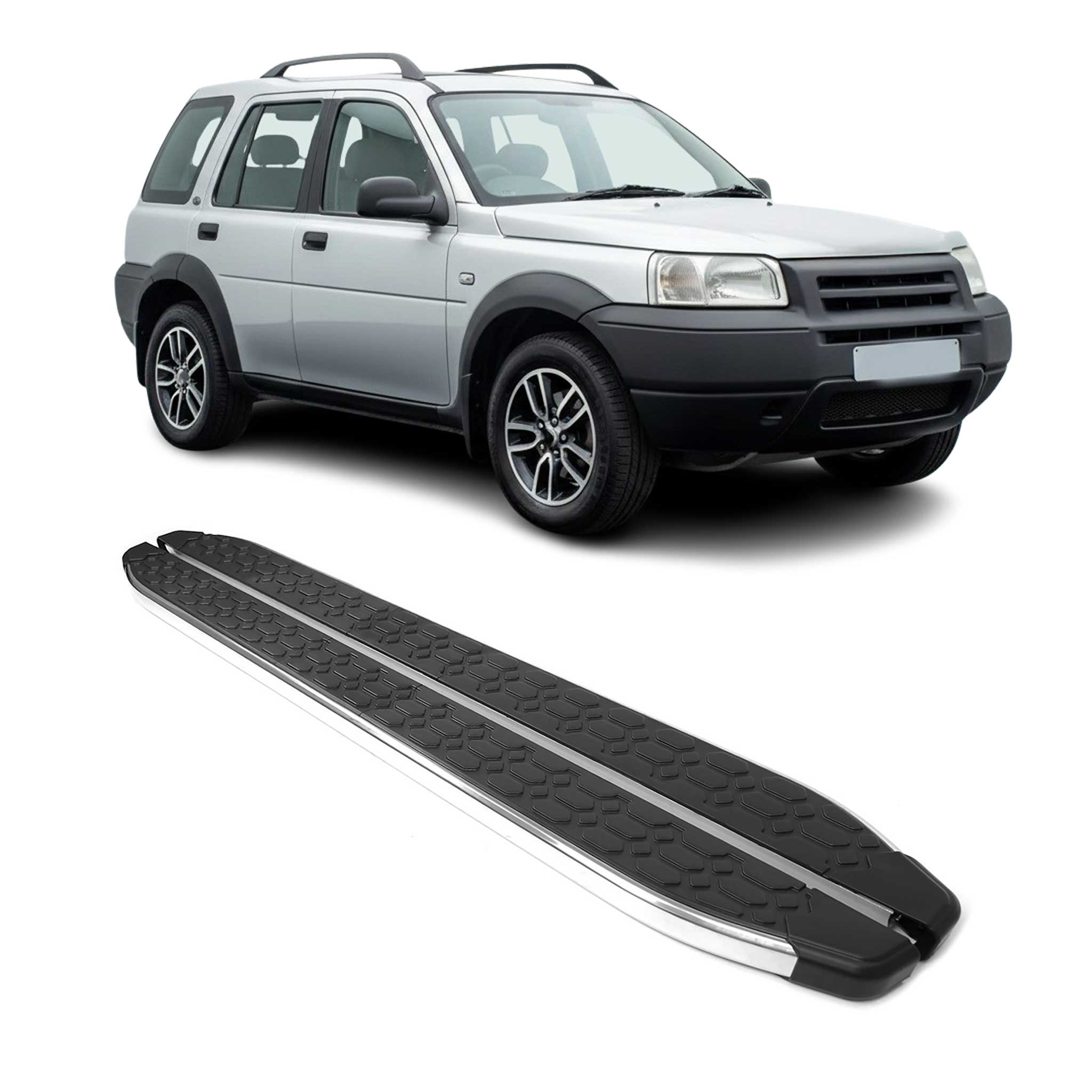 Trittbretter Seitenschweller für Land Rover Freelander L314 1998-2006 Edelstahl