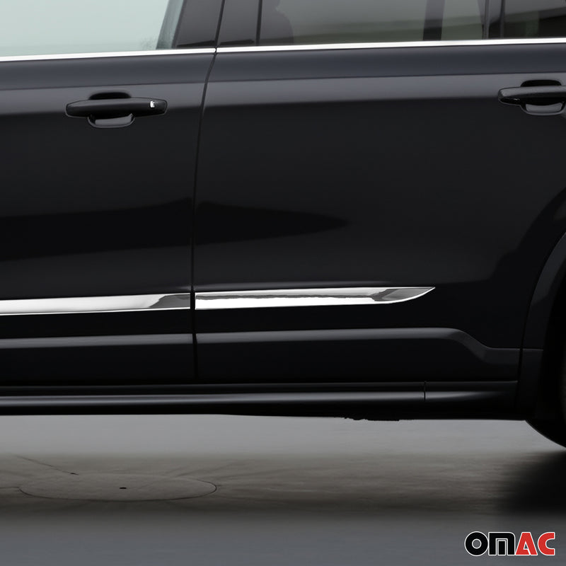 Seitentürleiste Türleisten Türschutzleiste für BMW 5er G30 2017-2024 Chrom 4x