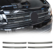 Kühlergrill Grillleisten für VW T6 Transporter 2015-19 Pre-FL Dunkel Chrom 4x