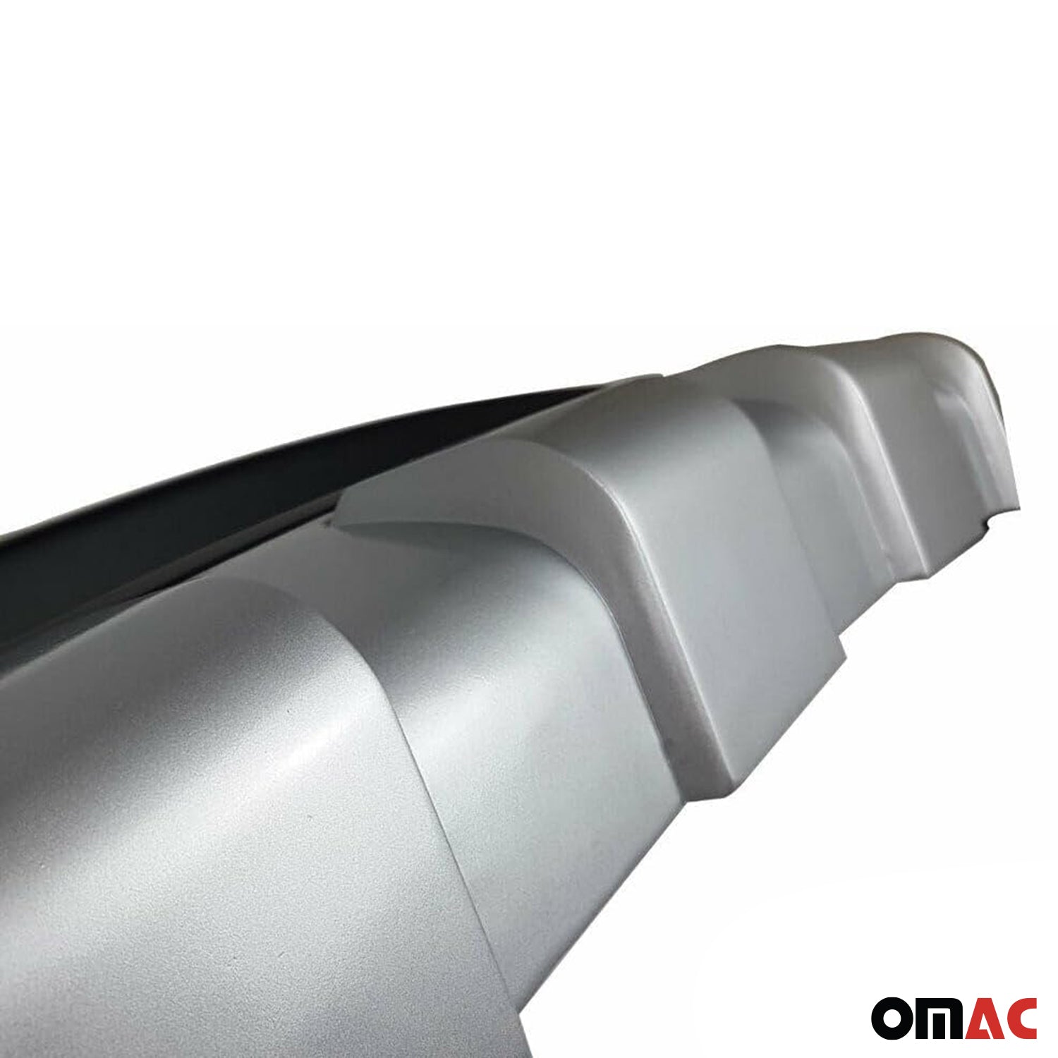 Heckdiffusor Stoßstange Heckansatz für Hyundai ix35 2010-2012 Silber Schwarz 2x