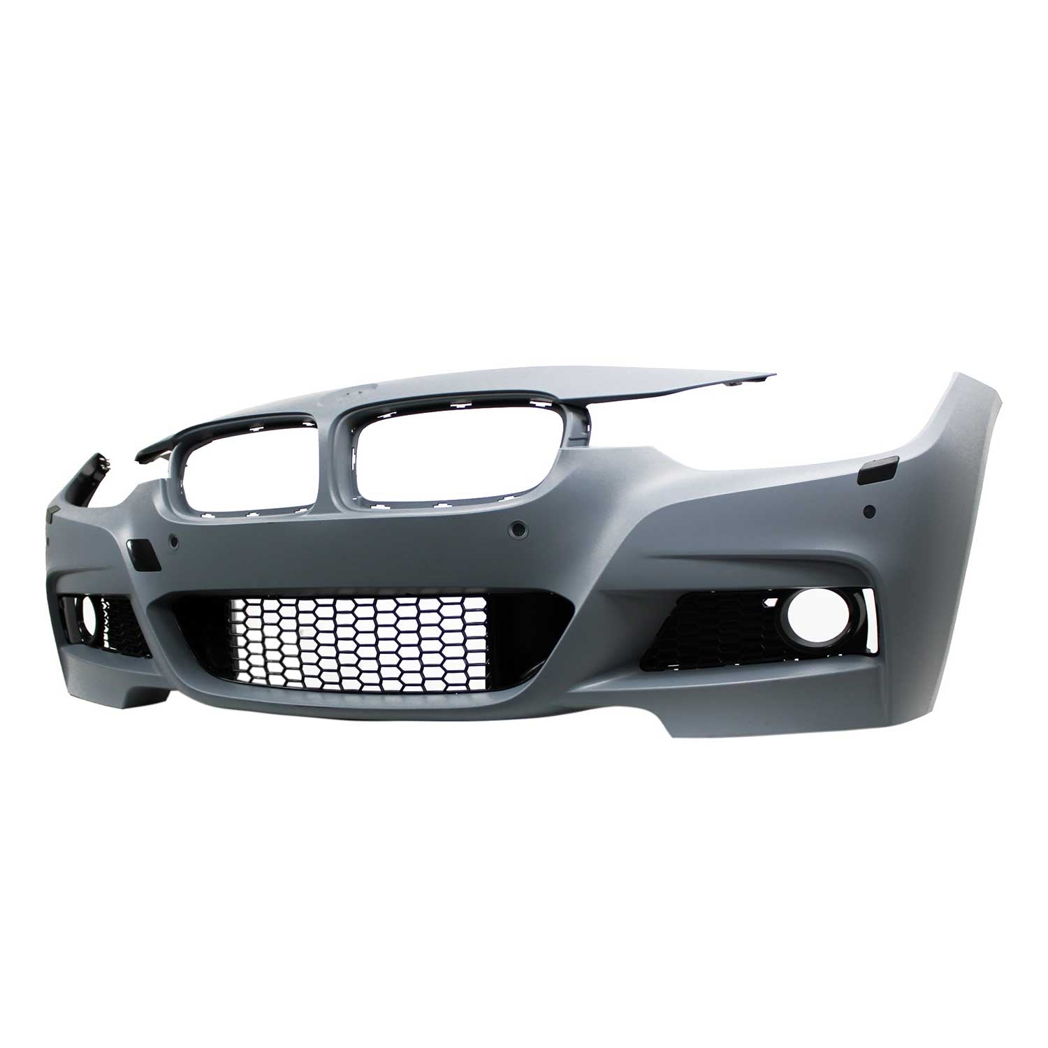JOM Stoßstange für BMW F30 F31 2011-2019 SRA + PDC Sport-Design Schwarz