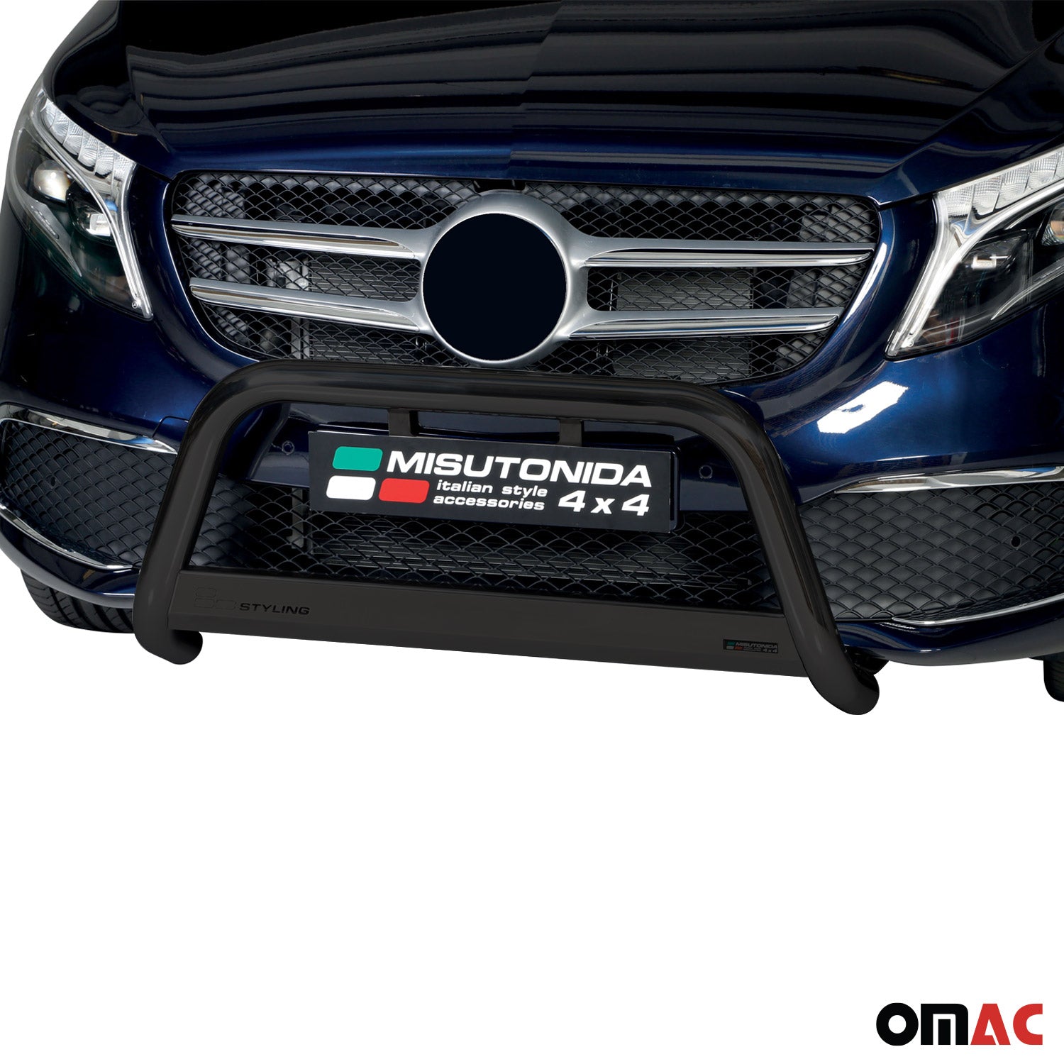 Frontbügel Frontschutzbügel für Mercedes Class 2020-2026 FL ø63mm Stahl Schwarz