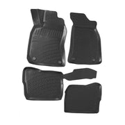 Fußmatten 3D Gummimatten für Skoda Superb 2001-2008 Stufenheck TPE Schwarz 4x