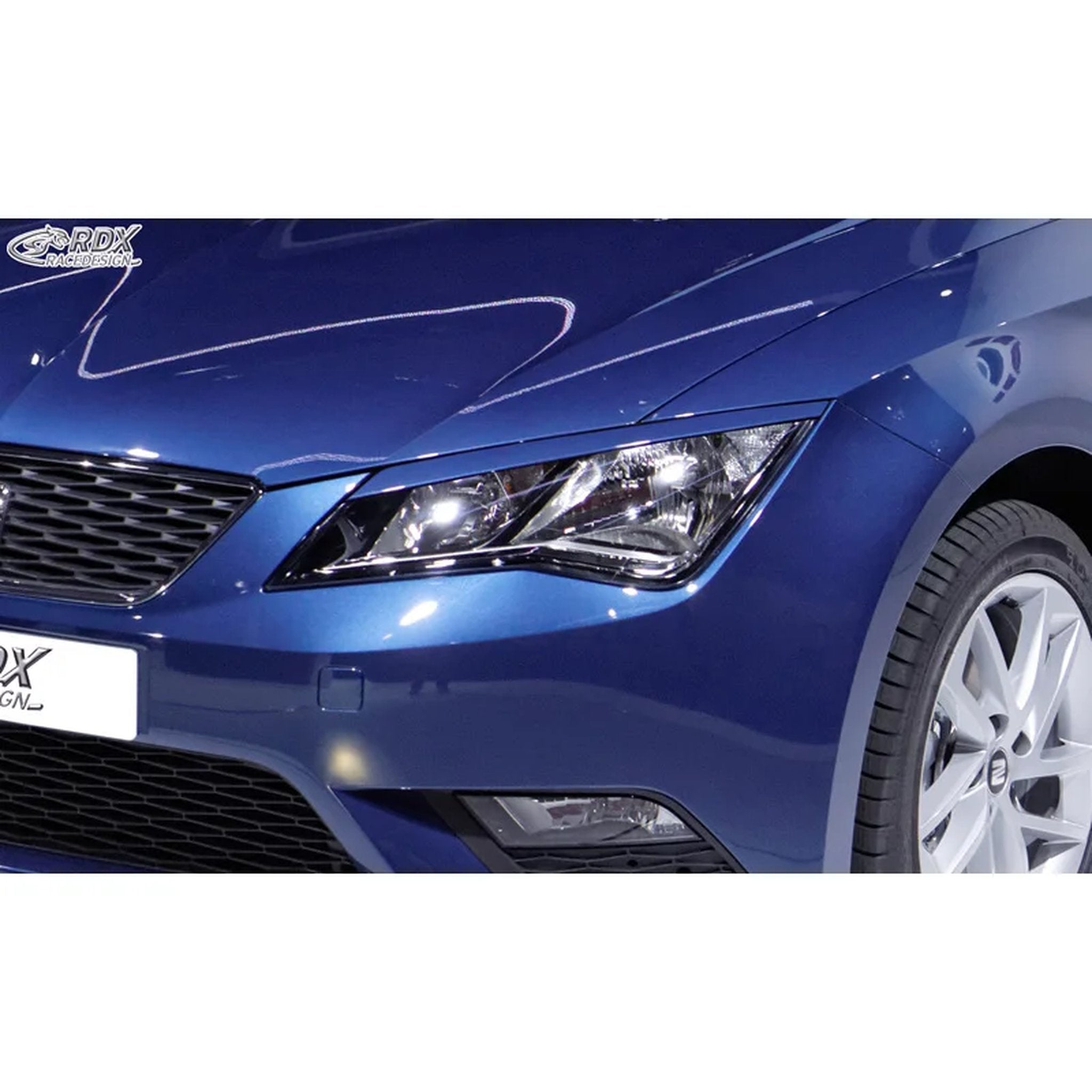 RDX Scheinwerferblenden für Seat Leon 5F SC/5-türer/ST 2013-2020 ABS TÜV