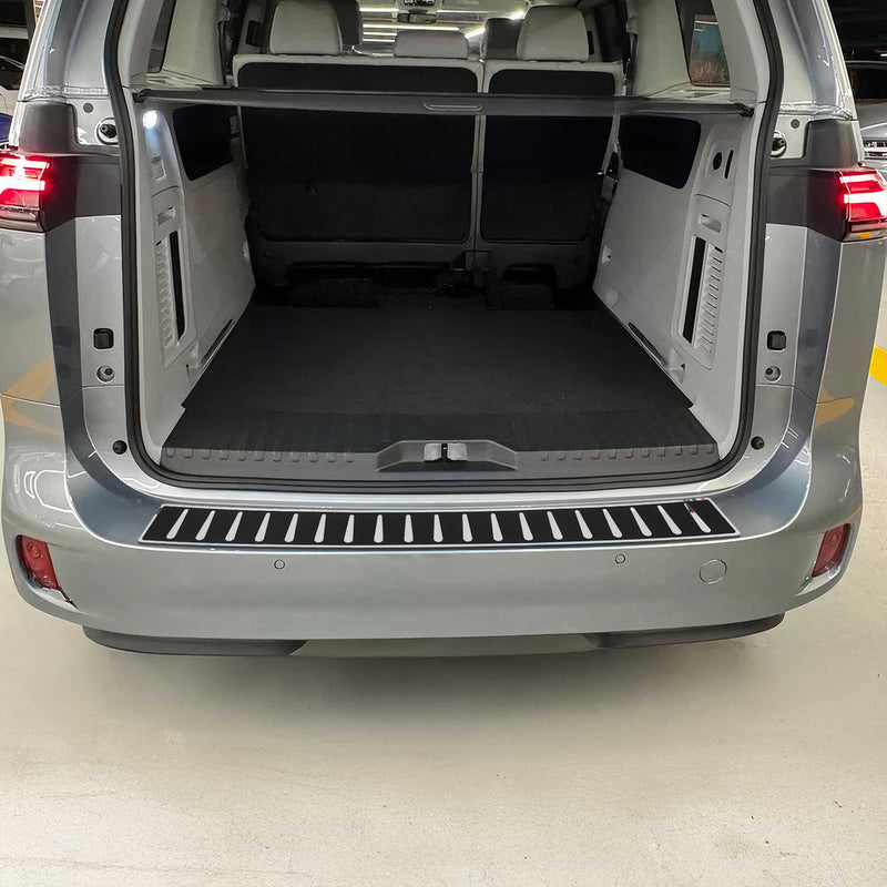 Ladekantenschutz für VW ID. Buzz 2022-2025 Chrom Edelstahl Kohlefaser