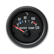 JOM Zusatzinstrument Wassertemperatur 40-120°C Schwarz LED Ø52mm Rally Schwarz