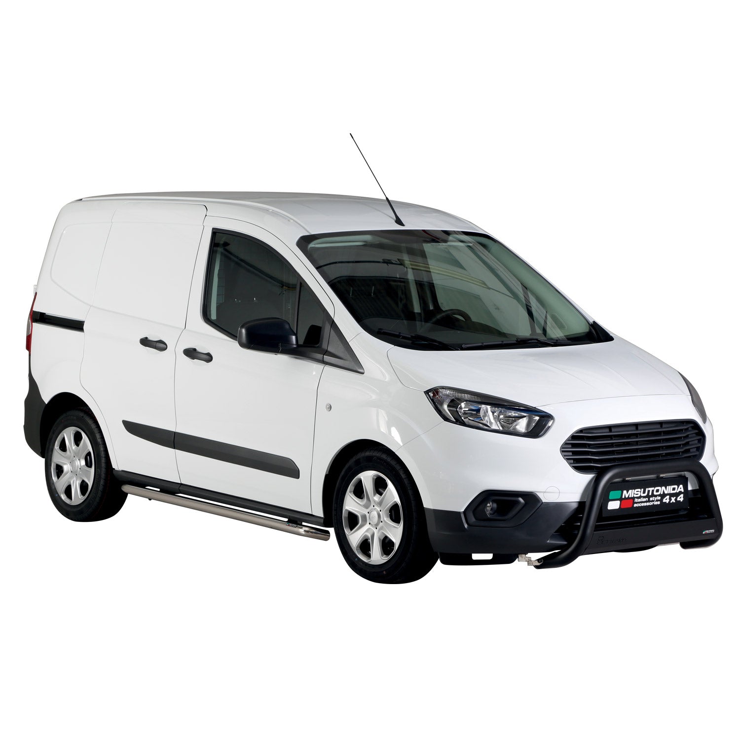 Frontbügel Frontschutzbügel für Ford Transit Courier 2018-2021 Schwarz Ø 63 mm