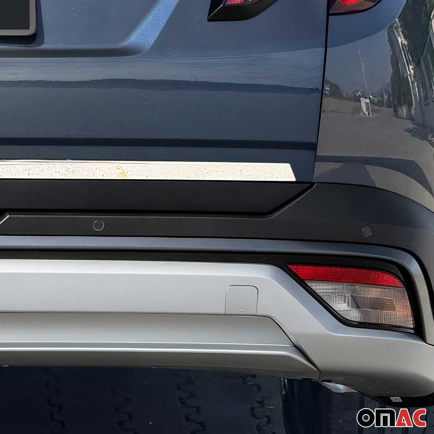 Kofferraumleiste Heckklappe Leiste für Hyundai Tucson 2022-2026 Edelstahl Chrom