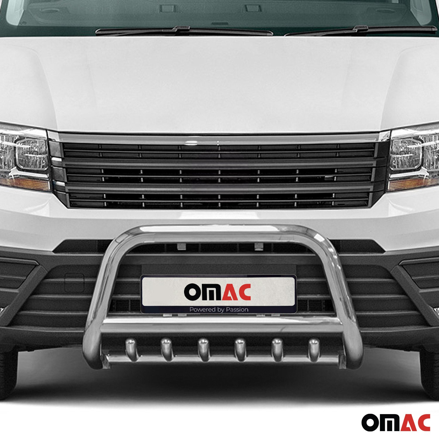 Frontbügel Frontschutzbügel für VW Crafter 2017-2026 mit ABE Stahl Silber