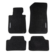 Velours Fußmatten für BMW 1er E87 2004-2011 Autoteppich Automatten Schwarz 4 tlg