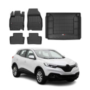 OMAC Fußmatten & Kofferraumwanne Set für Renault Kadjar 2015-2022 Gummi 5x
