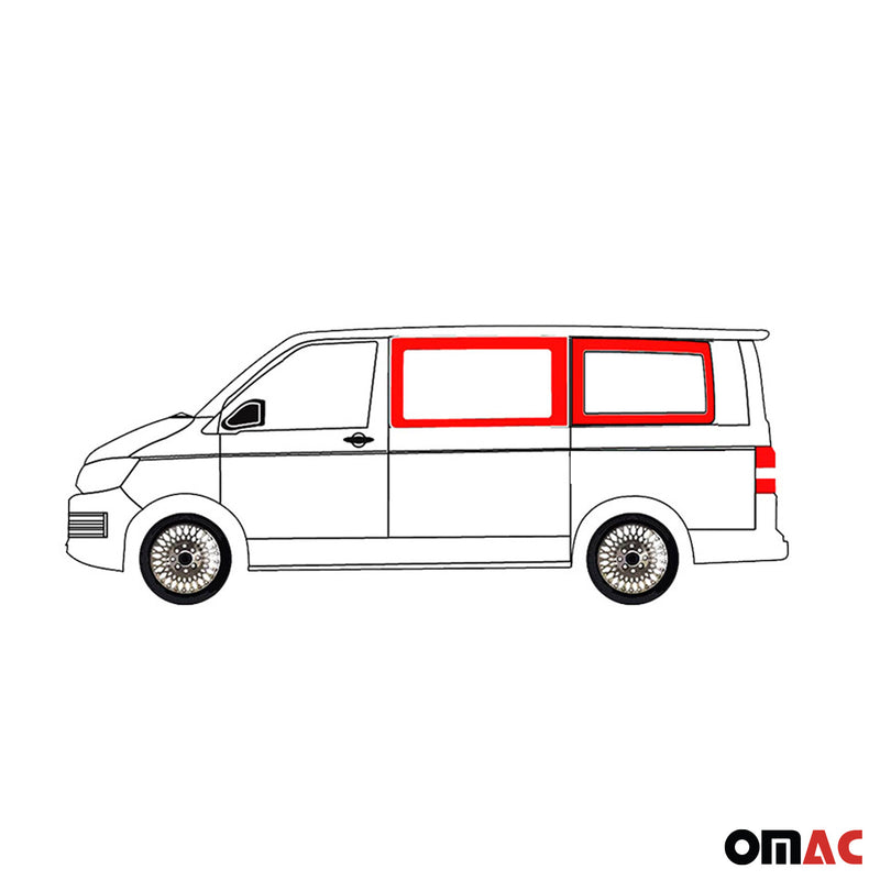 Seitenfenster Autoglas für VW T5 T6 2003-2024 Links Rechts 4x SET L1 L2 Mittel