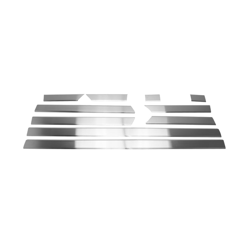 Seitentürleiste Türschutz für Mercedes Sprinter W906 2006-18 L2 Gebürstet