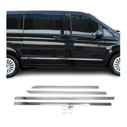Seitentürleiste Chrom für Mercedes Vito W447 L1/L2 Doppel Schiebetür 7tlg