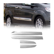 Seitentürleiste Türschutz für Ford Tourneo Transit Courier 2014-2024 Chrom 4x