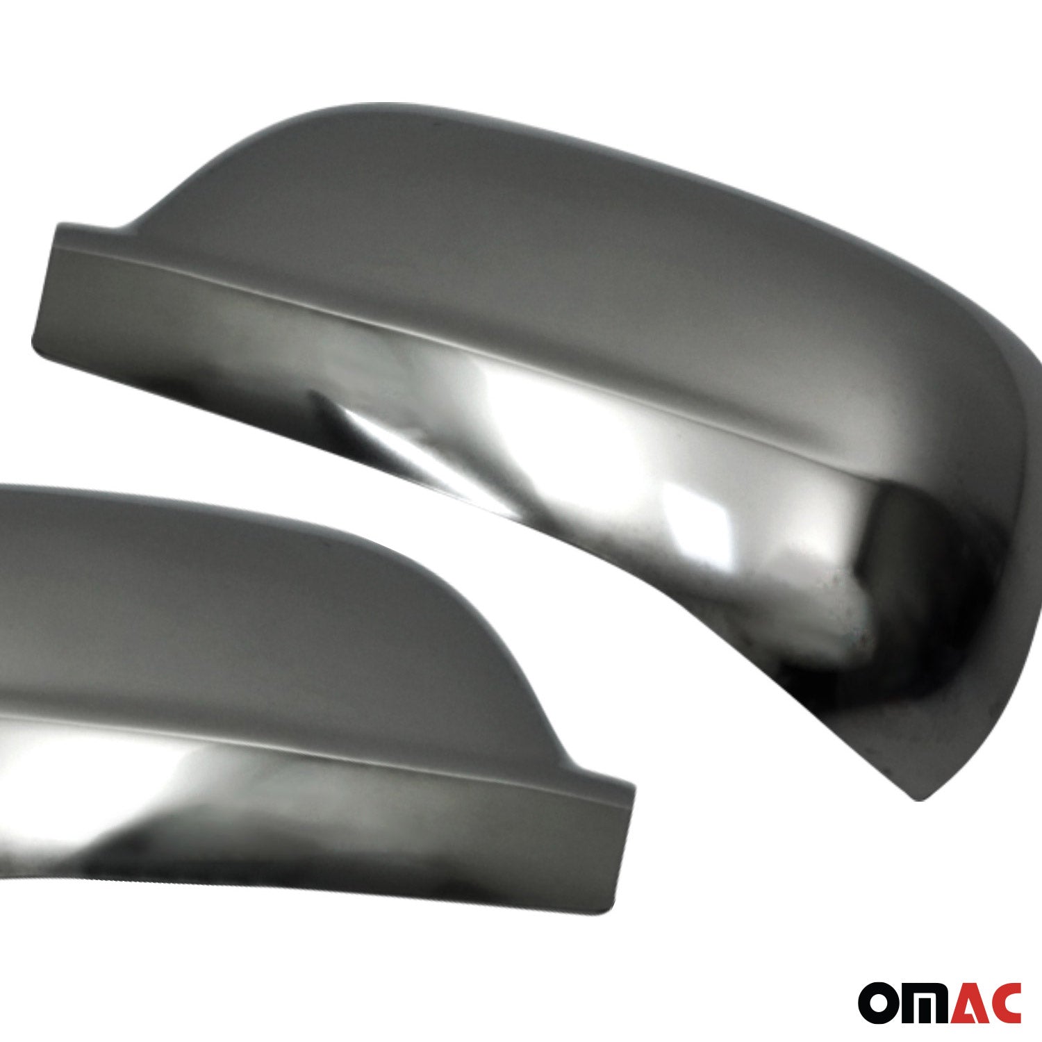 Spiegelabdeckung Spiegelkappen für Seat Cordoba 6K 1999-2002 Dark Abs Chrom