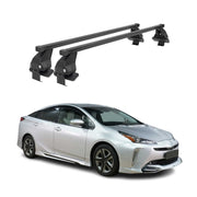Menabo Dachträger für Toyota Prius mk4 2015-2018 Pre-FL 50kg Stahl Schwarz 2x