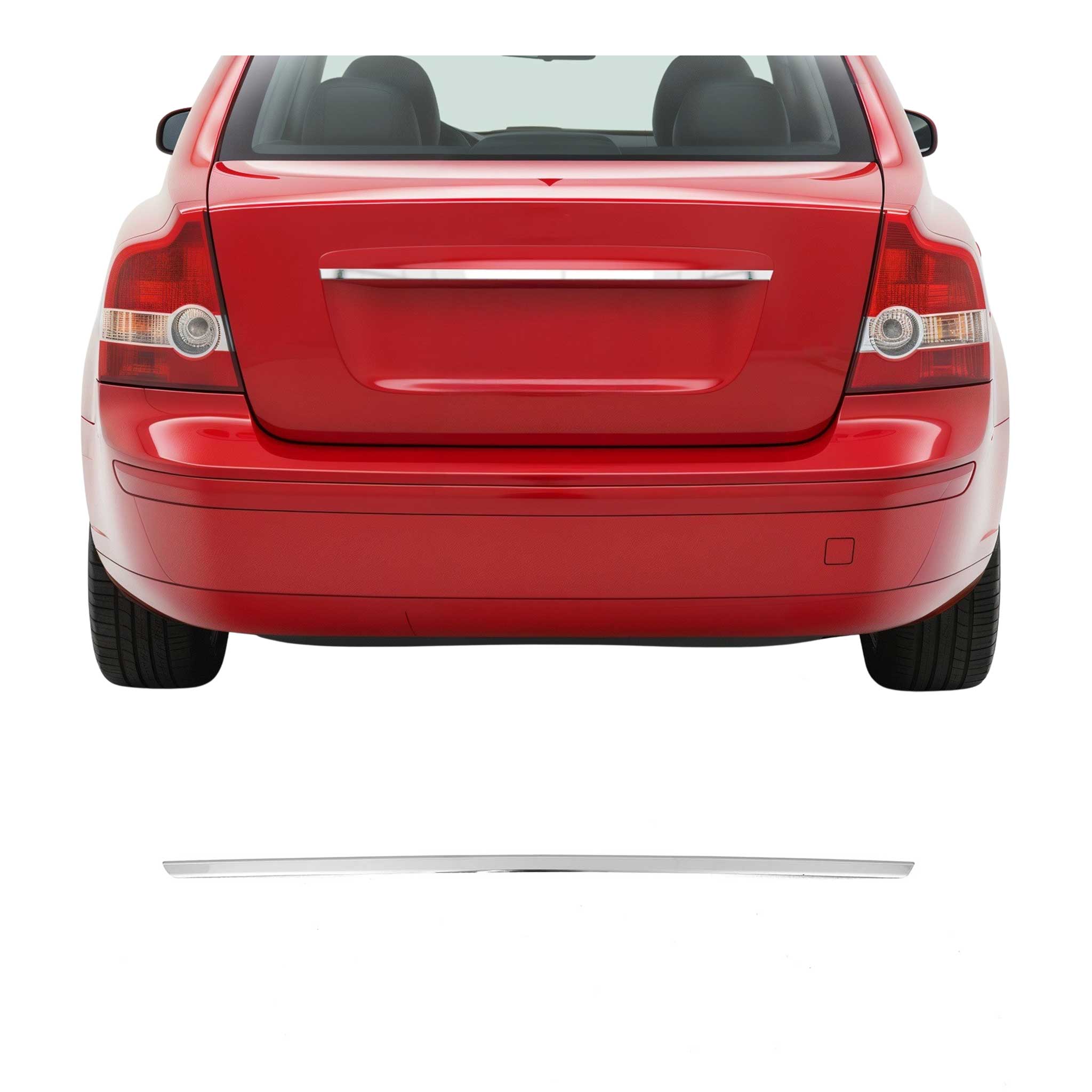 Heckklappe Kofferraumöffner Griff für Volvo S40 2004-2012 Edelstahl Chrom
